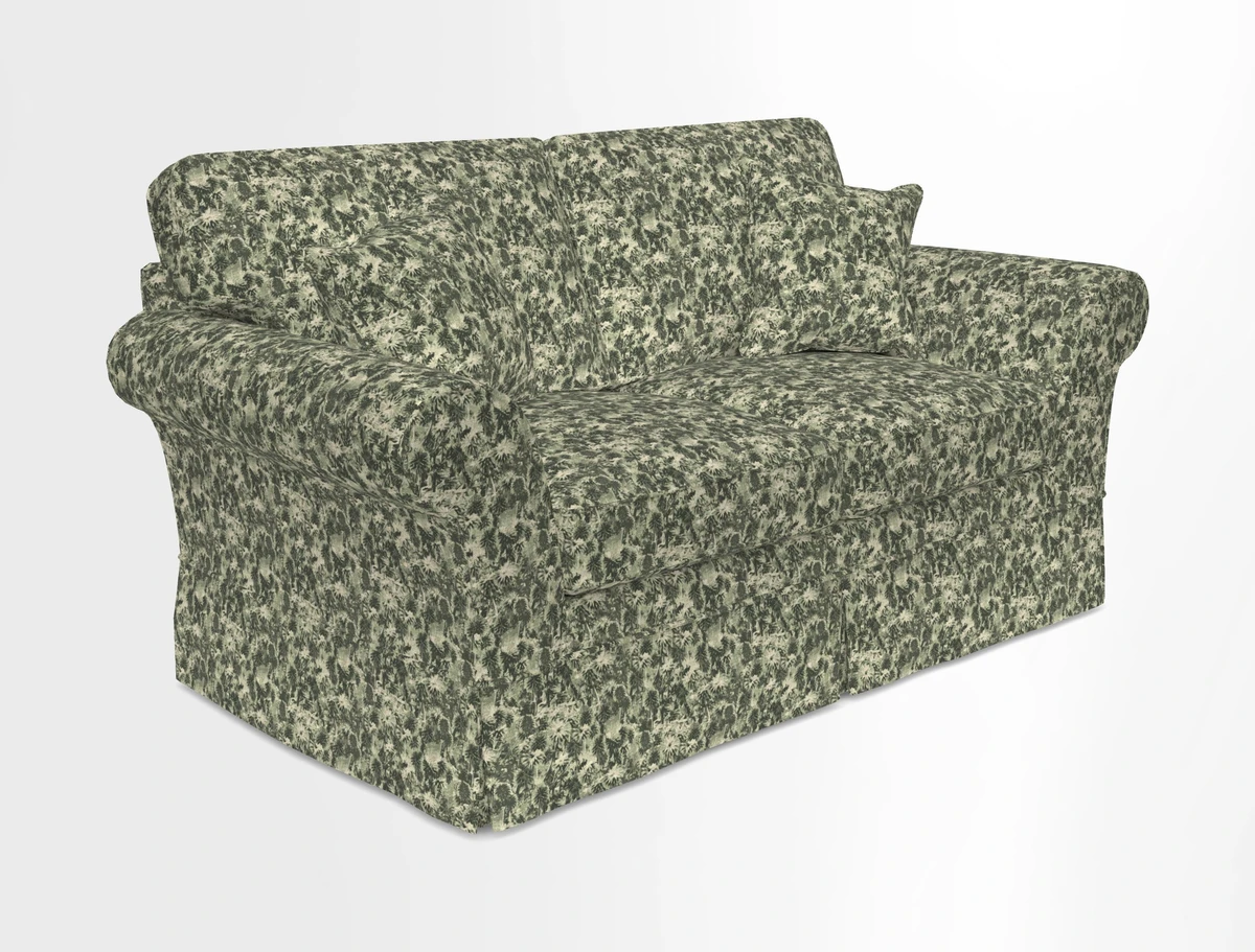 Lanhydrock 2.5 Seater Sofa in Floral Linens Lela Mystery Indigo