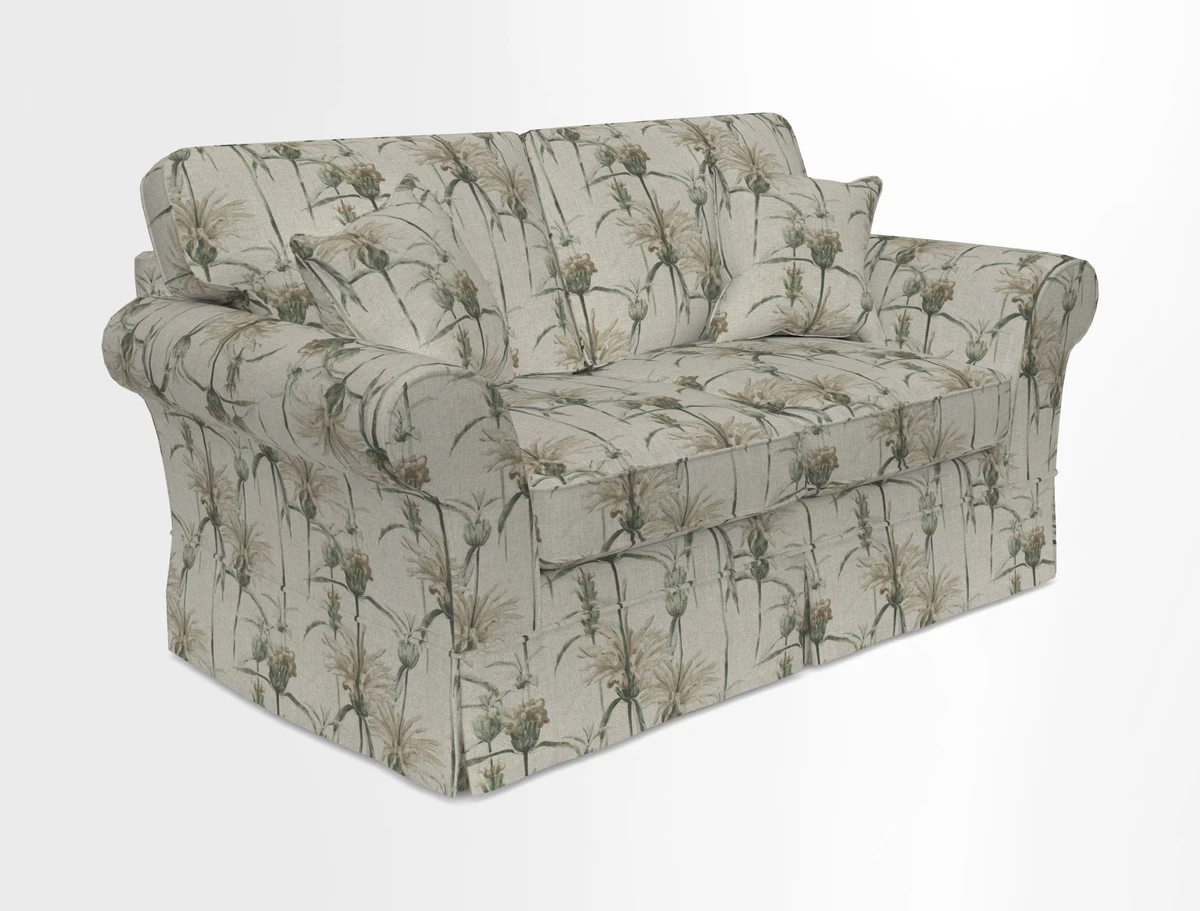 Lanhydrock 2.5 Seater Sofa in Floral Linens Lela Mystery Indigo