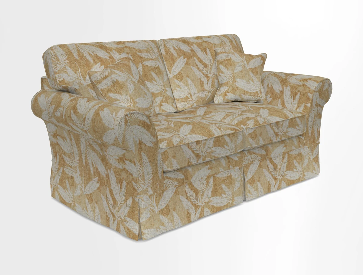 Lanhydrock 2.5 Seater Sofa in Floral Linens Lela Mystery Indigo