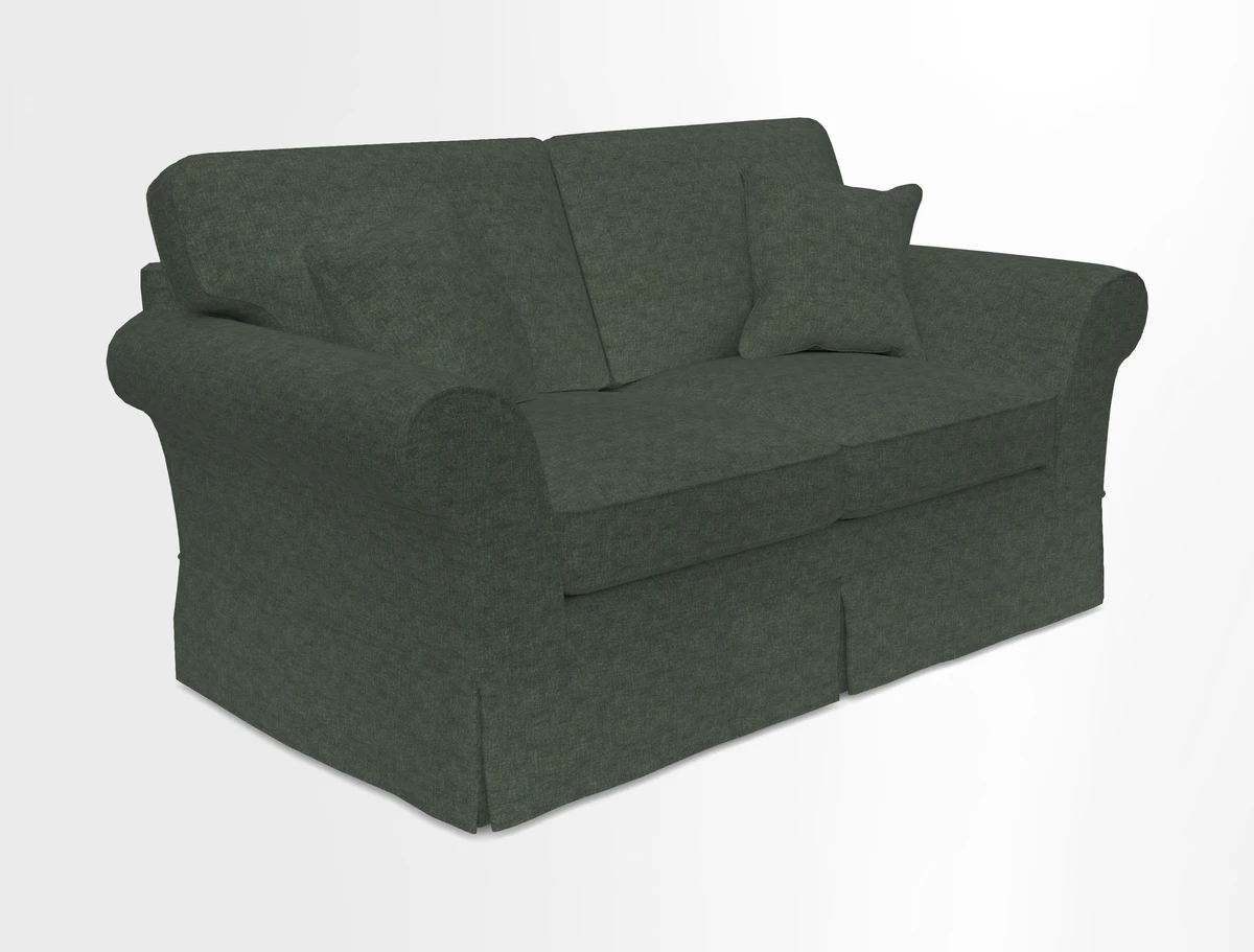 Lanhydrock 2.5 Seater Sofa in Floral Linens Lela Mystery Indigo