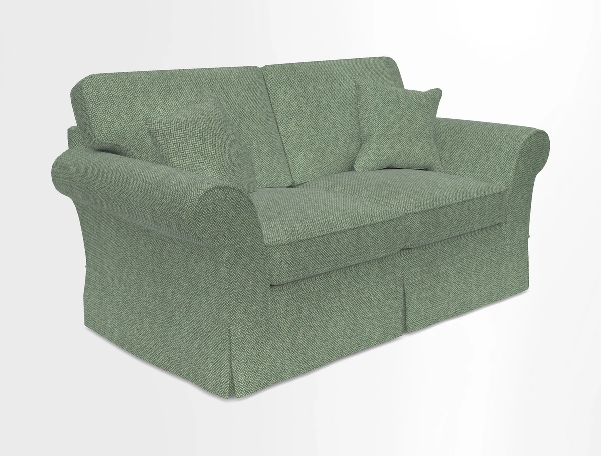 Lanhydrock 2.5 Seater Sofa in Floral Linens Lela Mystery Indigo