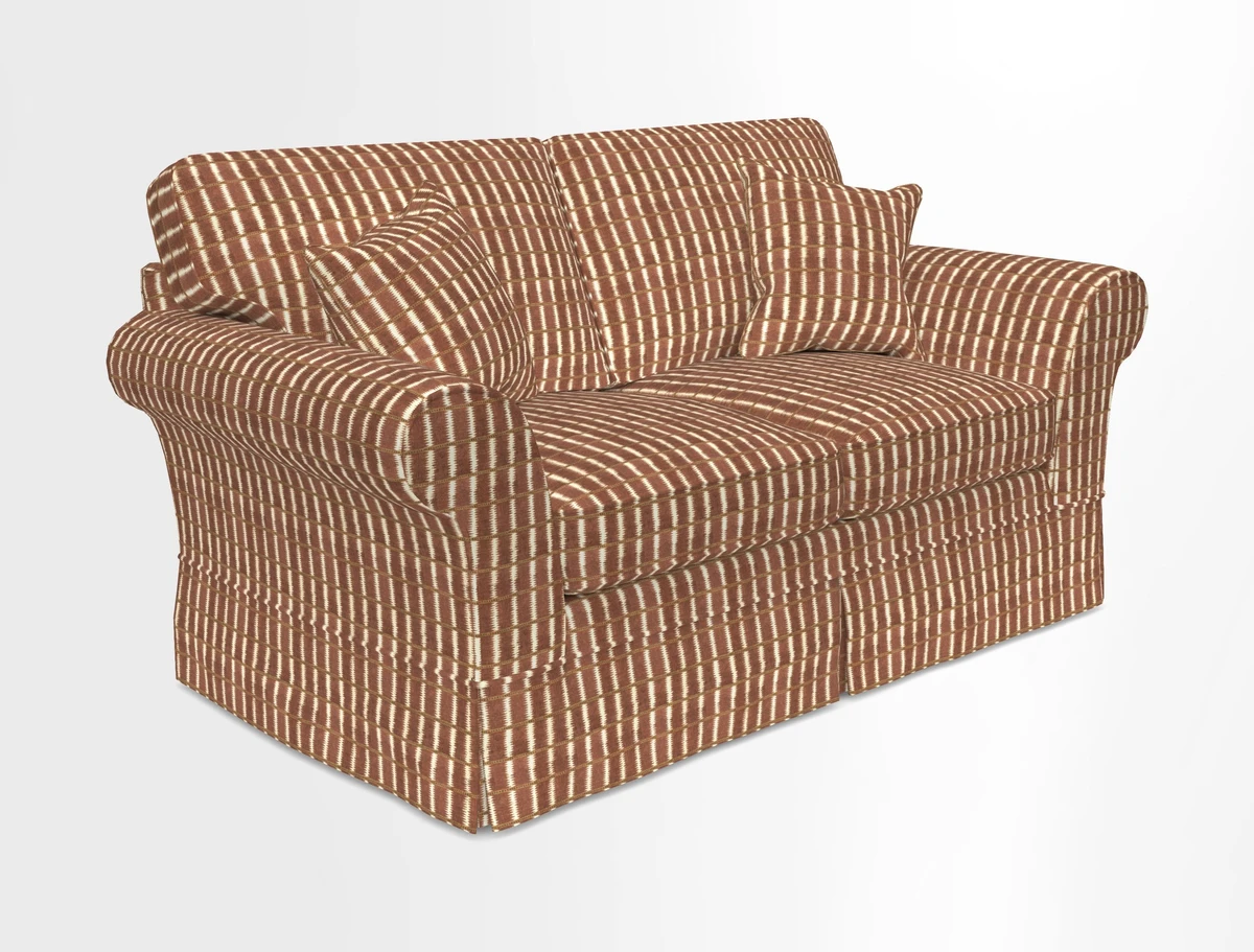 Lanhydrock 2.5 Seater Sofa in Floral Linens Lela Mystery Indigo