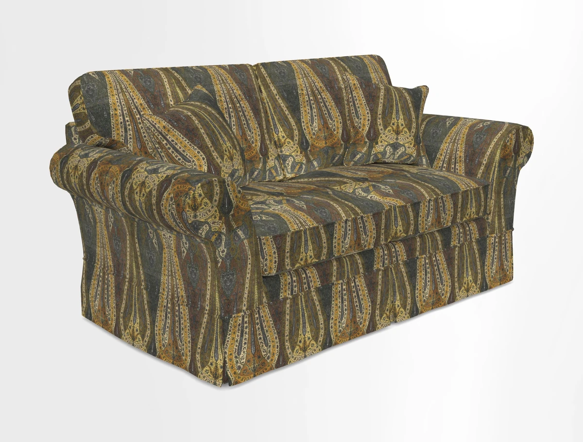 Lanhydrock 2.5 Seater Sofa in Floral Linens Lela Mystery Indigo