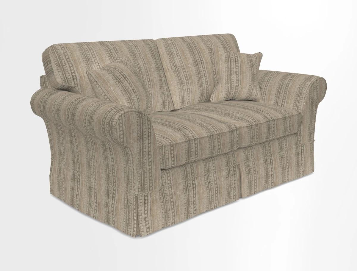 Lanhydrock 2.5 Seater Sofa in Floral Linens Lela Mystery Indigo