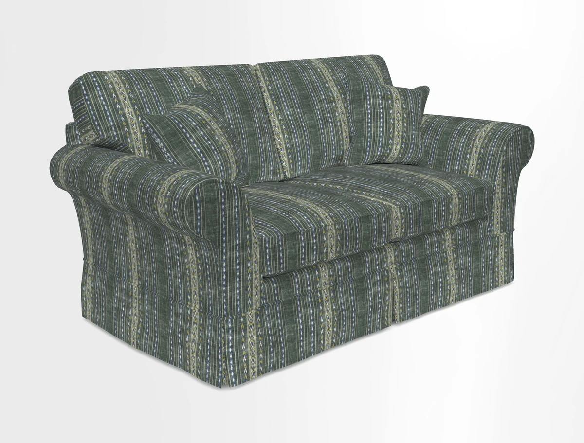 Lanhydrock 2.5 Seater Sofa in Floral Linens Lela Mystery Indigo