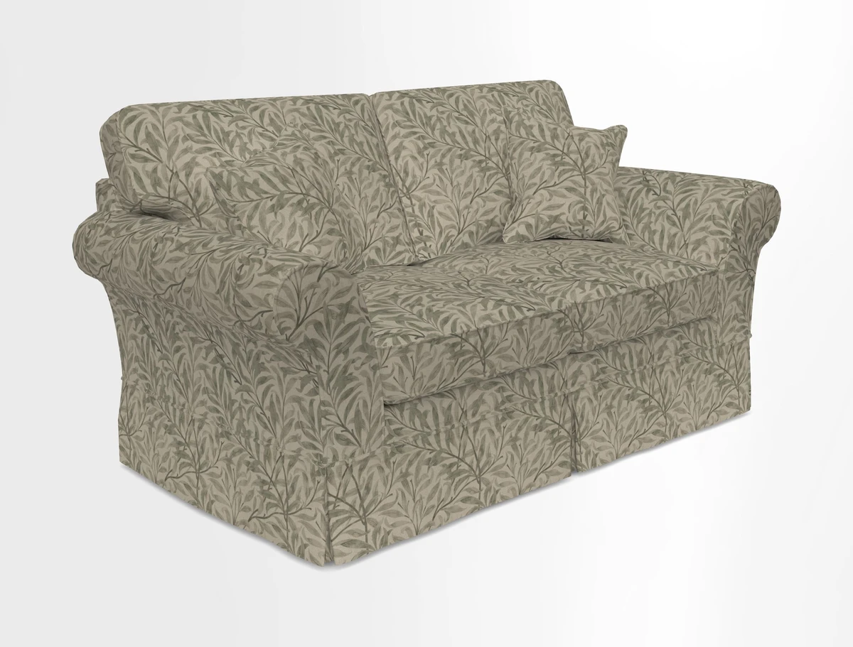 Lanhydrock 2.5 Seater Sofa in Floral Linens Lela Mystery Indigo