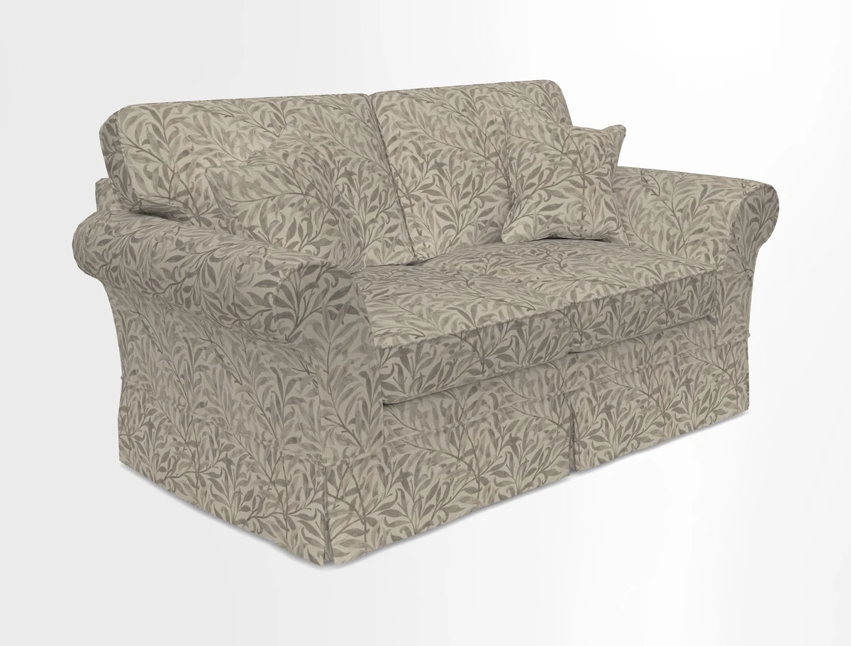 Lanhydrock 2.5 Seater Sofa in Floral Linens Lela Mystery Indigo