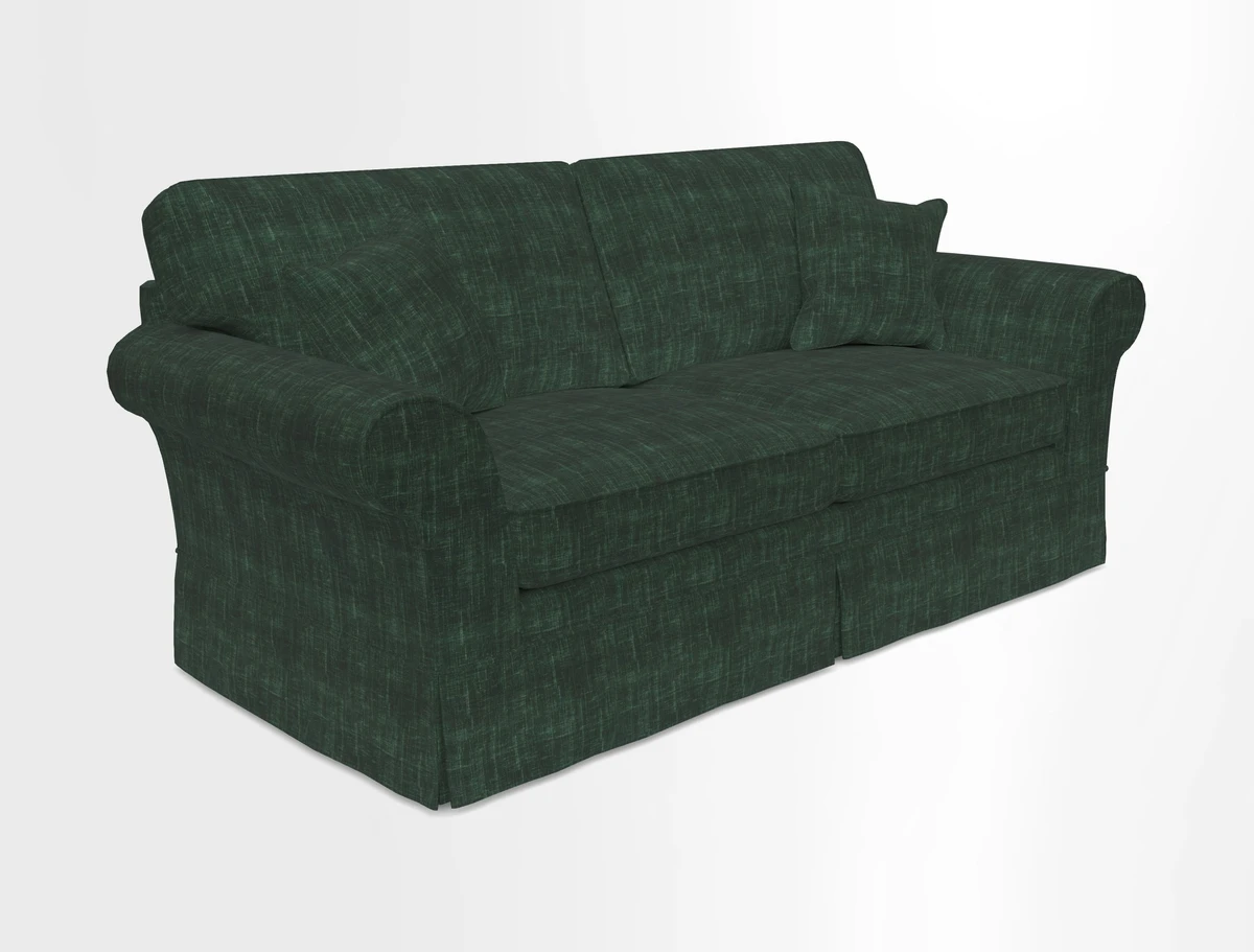 Lanhydrock 3 Seater Sofa in Floral Linens Lela Mystery Indigo