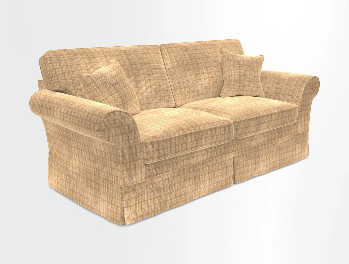 Lanhydrock 3 Seater Sofa in Floral Linens Lela Mystery Indigo