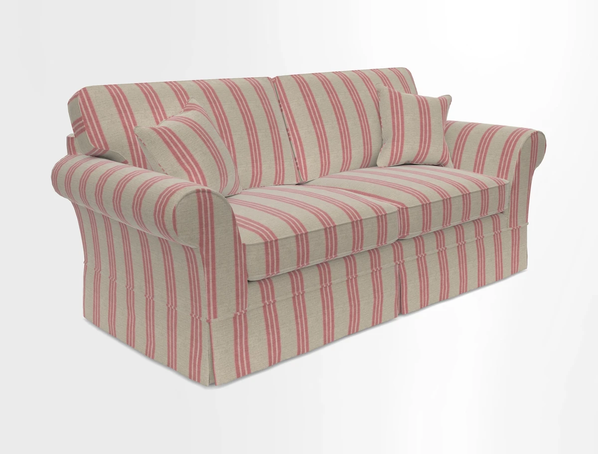 Lanhydrock 3 Seater Sofa in Floral Linens Lela Mystery Indigo