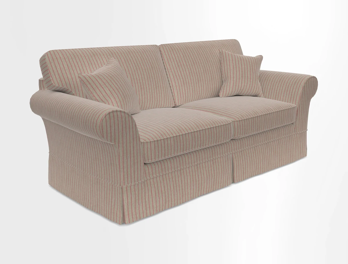 Lanhydrock 3 Seater Sofa in Floral Linens Lela Mystery Indigo