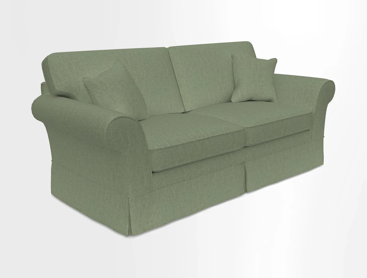 Lanhydrock 3 Seater Sofa in Floral Linens Lela Mystery Indigo