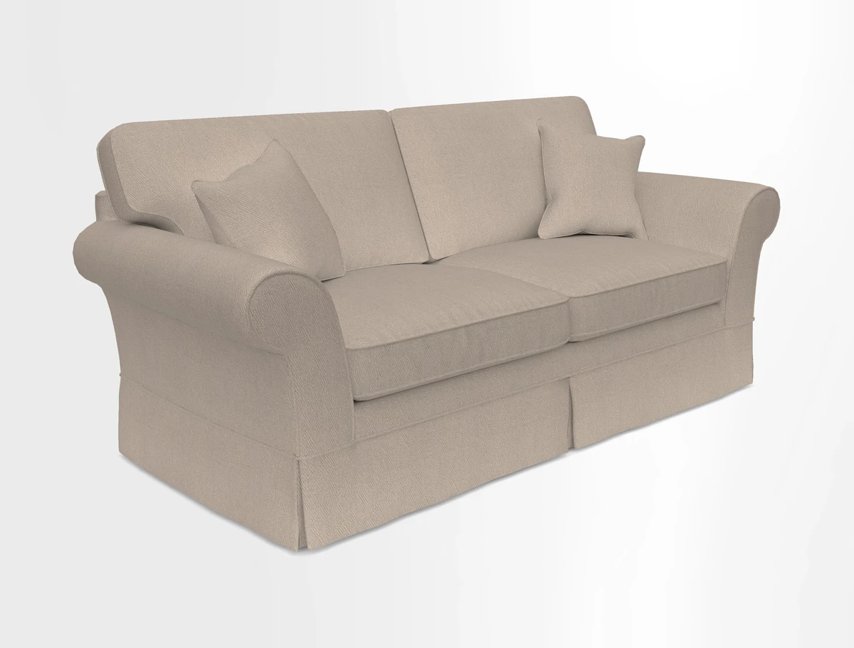 Lanhydrock 3 Seater Sofa in Floral Linens Lela Mystery Indigo