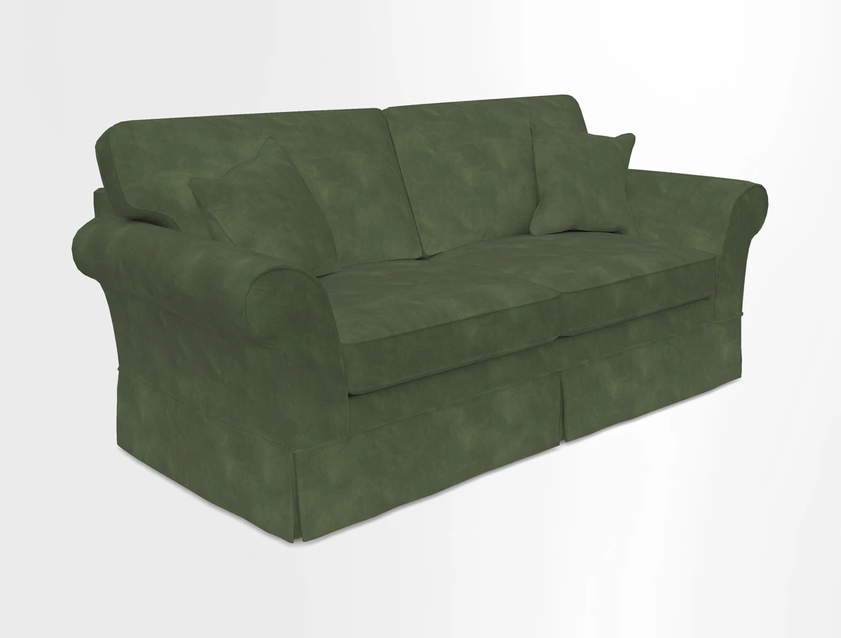 Lanhydrock 3 Seater Sofa in Floral Linens Lela Mystery Indigo