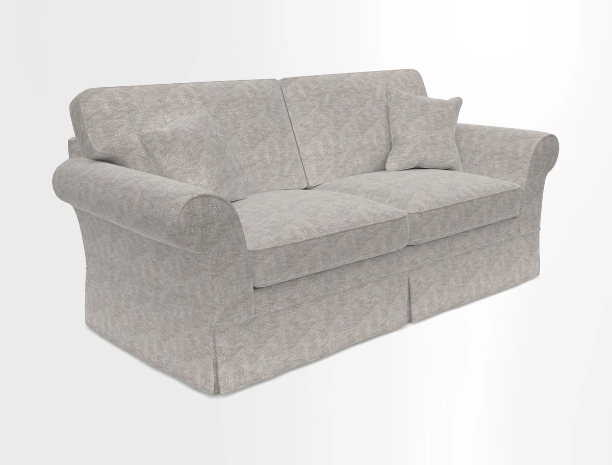 Lanhydrock 3 Seater Sofa in Floral Linens Lela Mystery Indigo
