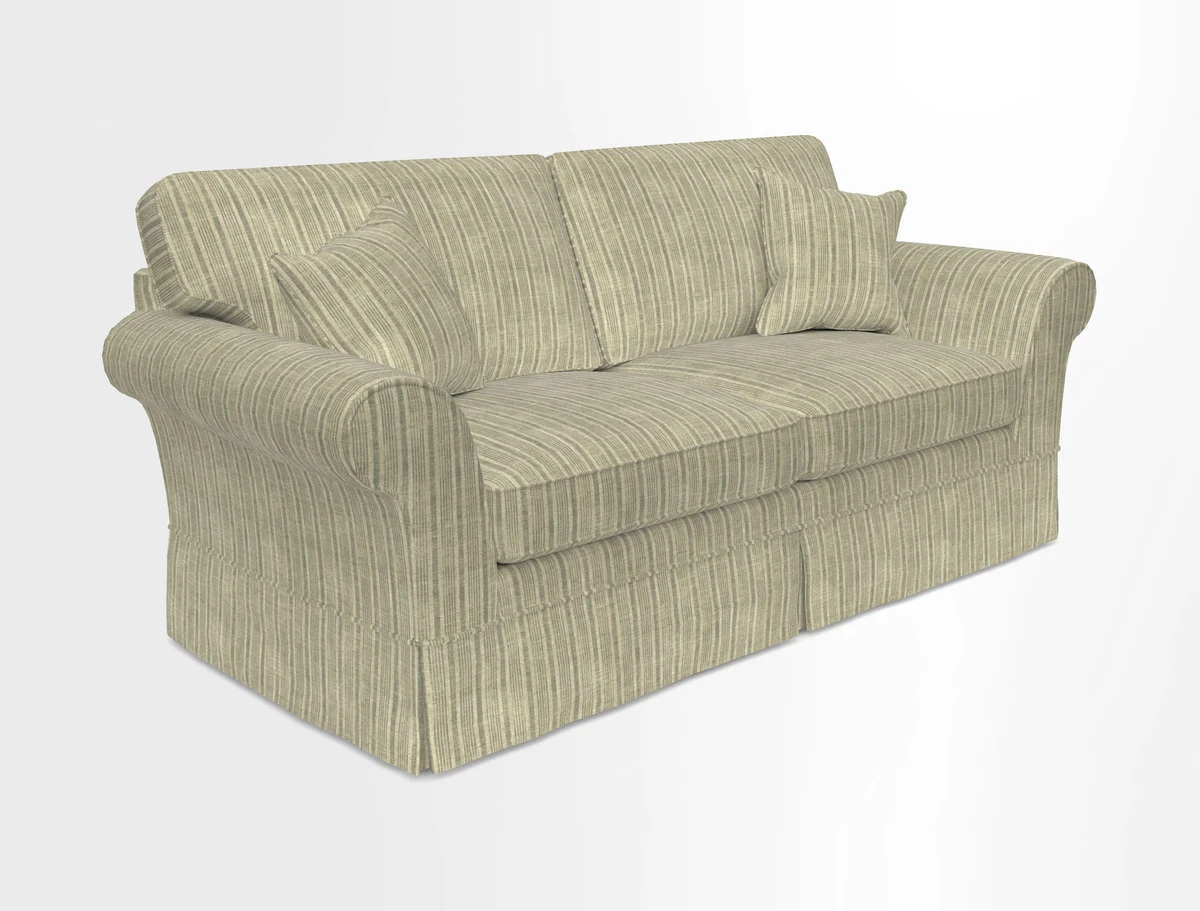 Lanhydrock 3 Seater Sofa in Floral Linens Lela Mystery Indigo