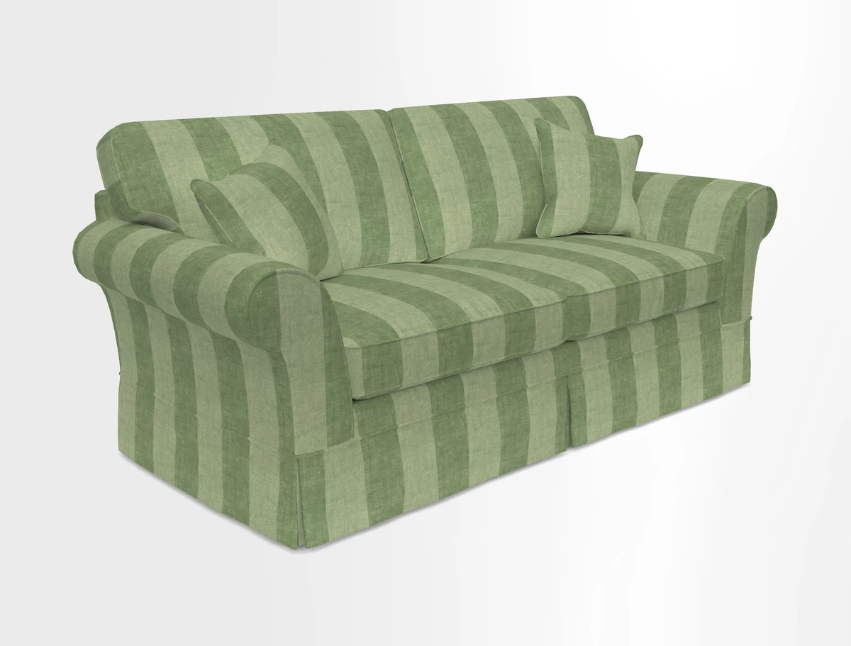 Lanhydrock 3 Seater Sofa in Floral Linens Lela Mystery Indigo