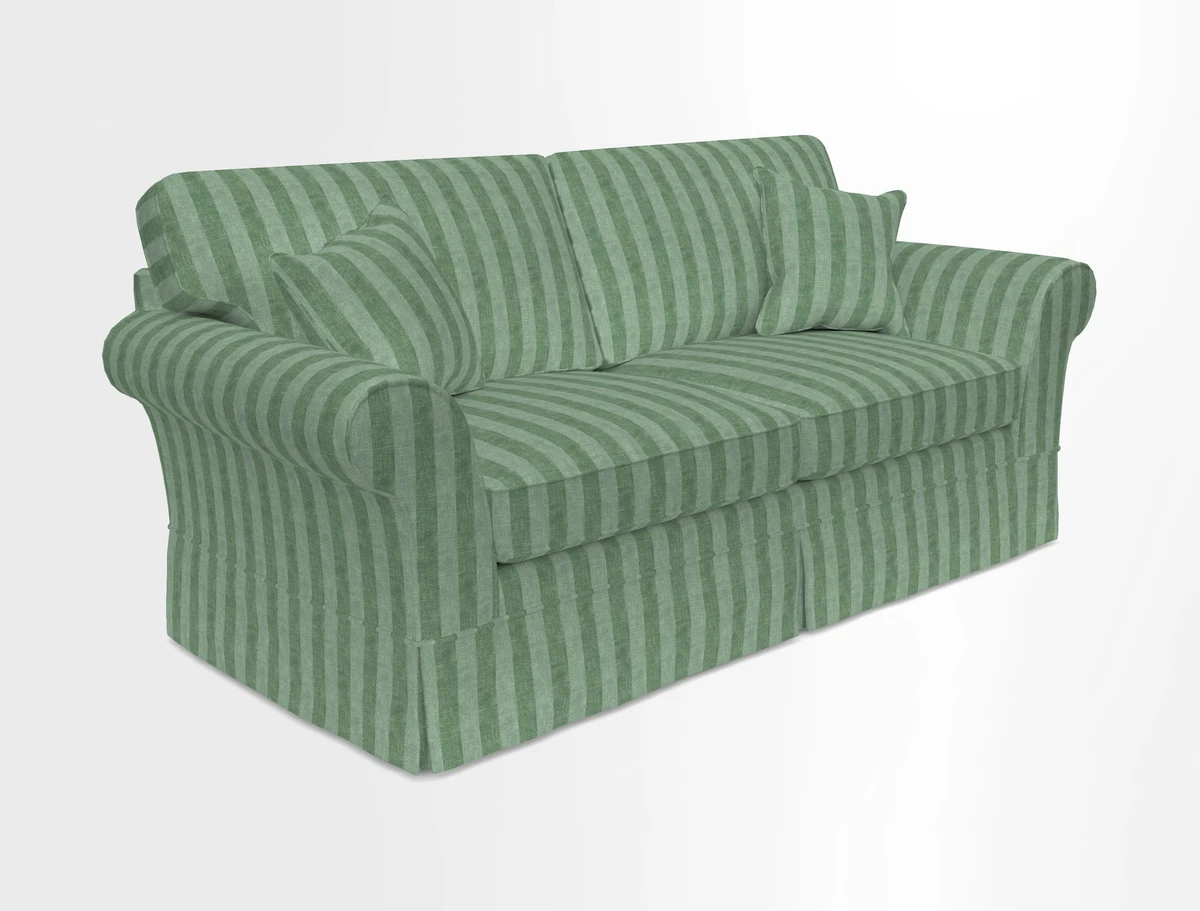 Lanhydrock 3 Seater Sofa in Floral Linens Lela Mystery Indigo