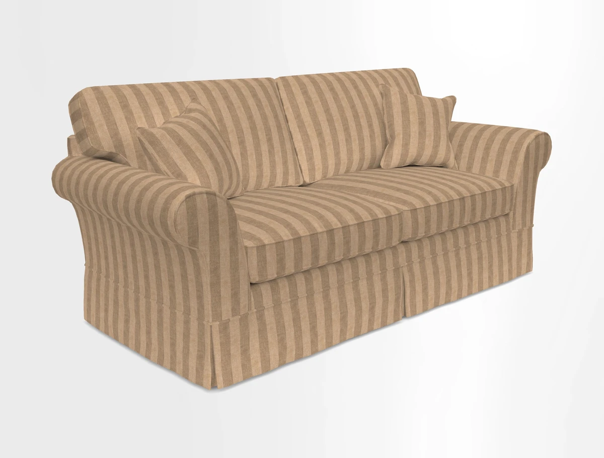Lanhydrock 3 Seater Sofa in Floral Linens Lela Mystery Indigo