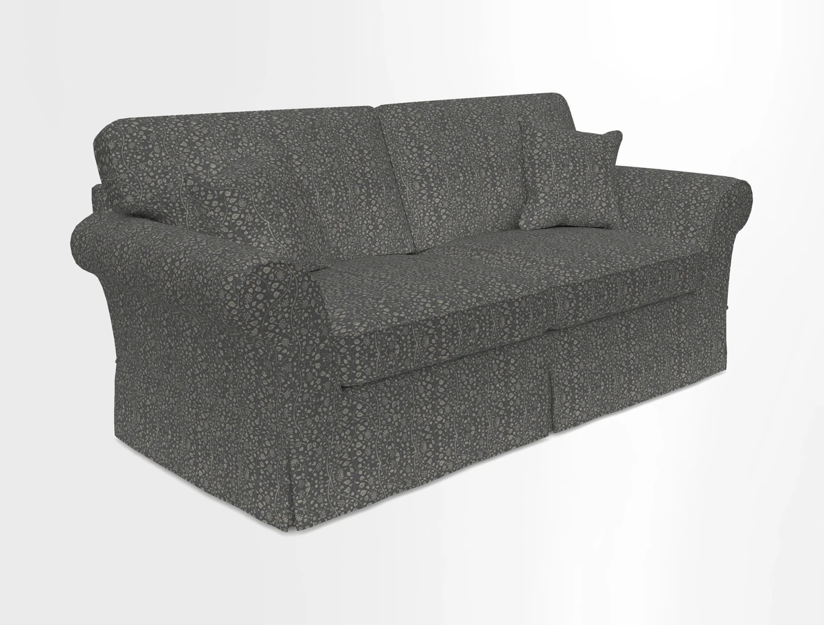 Lanhydrock 3 Seater Sofa in Floral Linens Lela Mystery Indigo