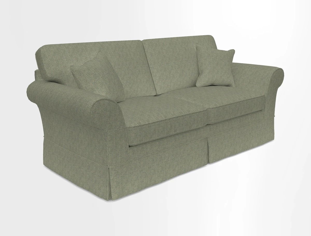 Lanhydrock 3 Seater Sofa in Floral Linens Lela Mystery Indigo