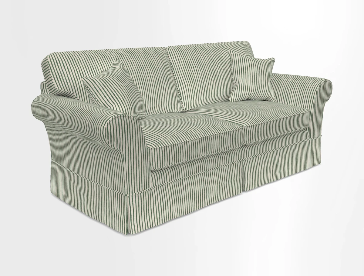 Lanhydrock 3 Seater Sofa in Floral Linens Lela Mystery Indigo