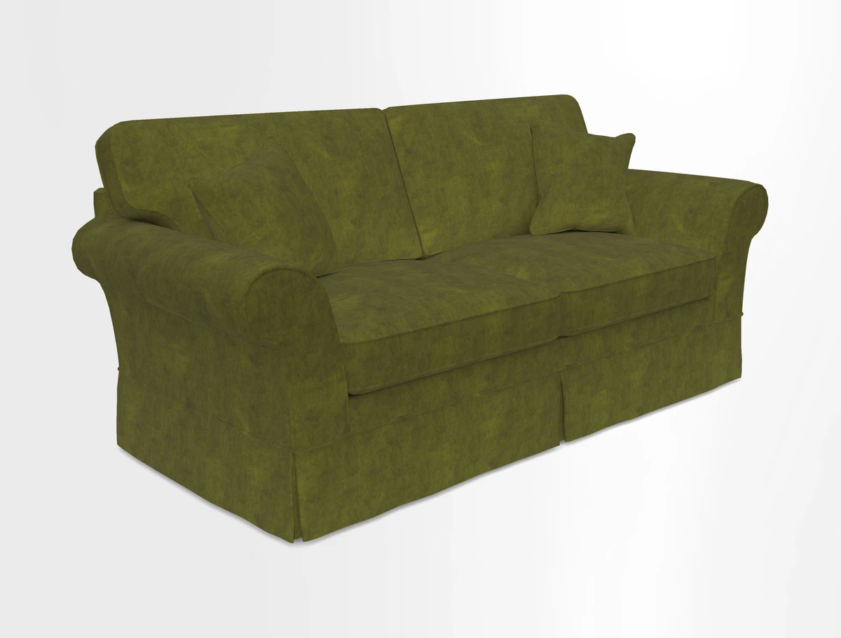 Lanhydrock 3 Seater Sofa in Floral Linens Lela Mystery Indigo