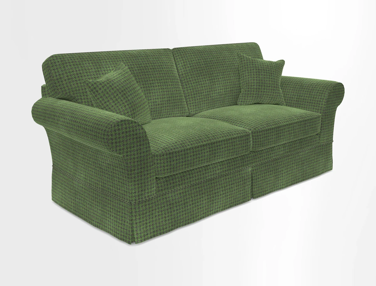 Lanhydrock 3 Seater Sofa in Floral Linens Lela Mystery Indigo