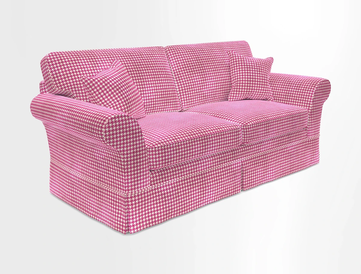 Lanhydrock 3 Seater Sofa in Floral Linens Lela Mystery Indigo