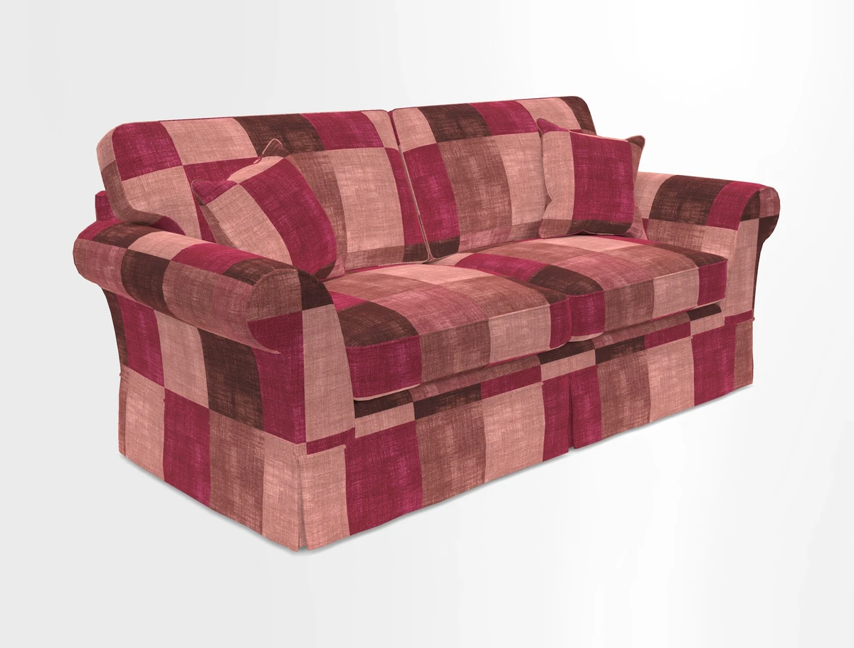 Lanhydrock 3 Seater Sofa in Floral Linens Lela Mystery Indigo
