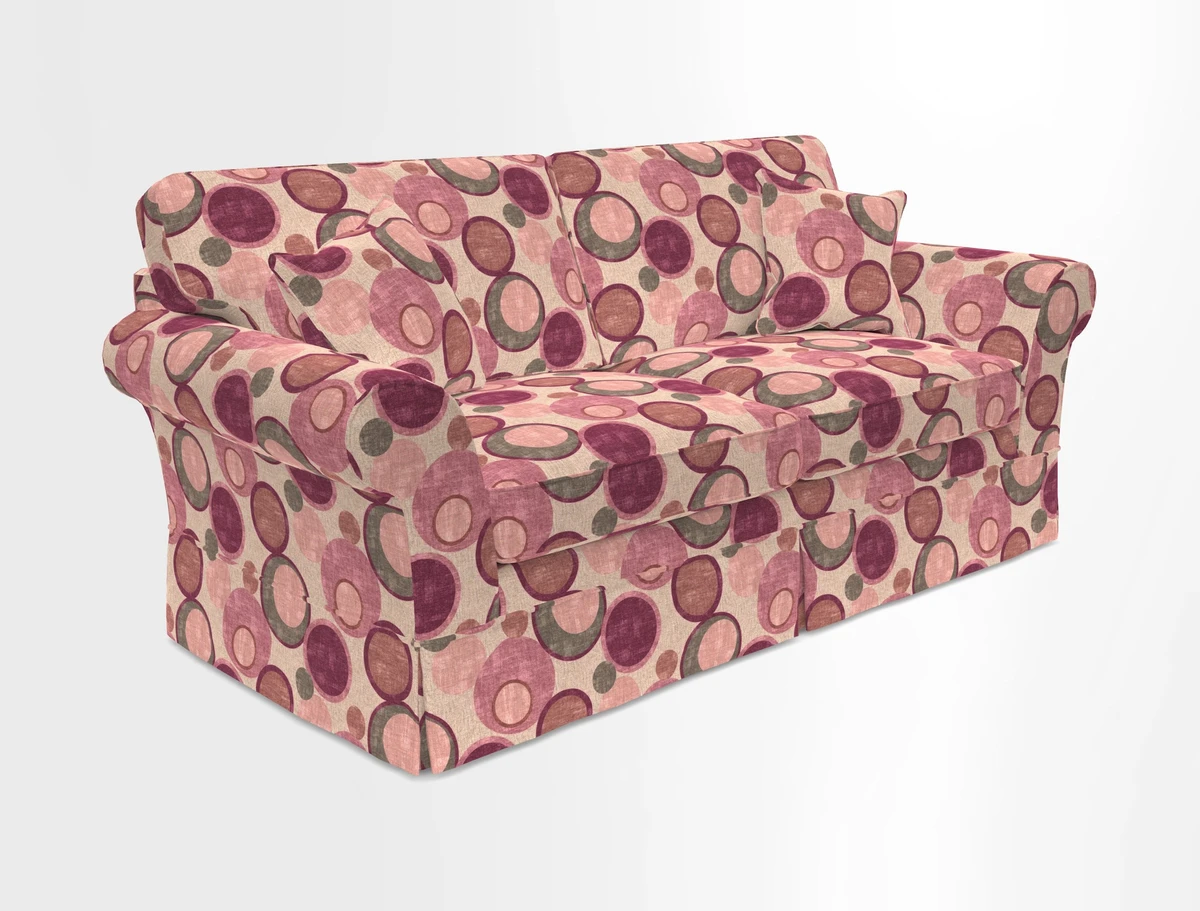 Lanhydrock 3 Seater Sofa in Floral Linens Lela Mystery Indigo