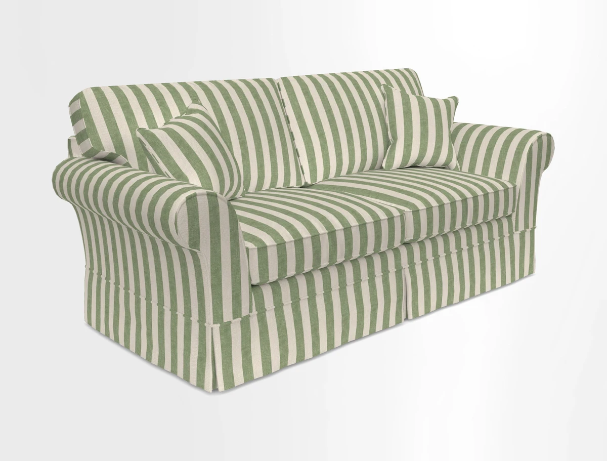 Lanhydrock 3 Seater Sofa in Floral Linens Lela Mystery Indigo