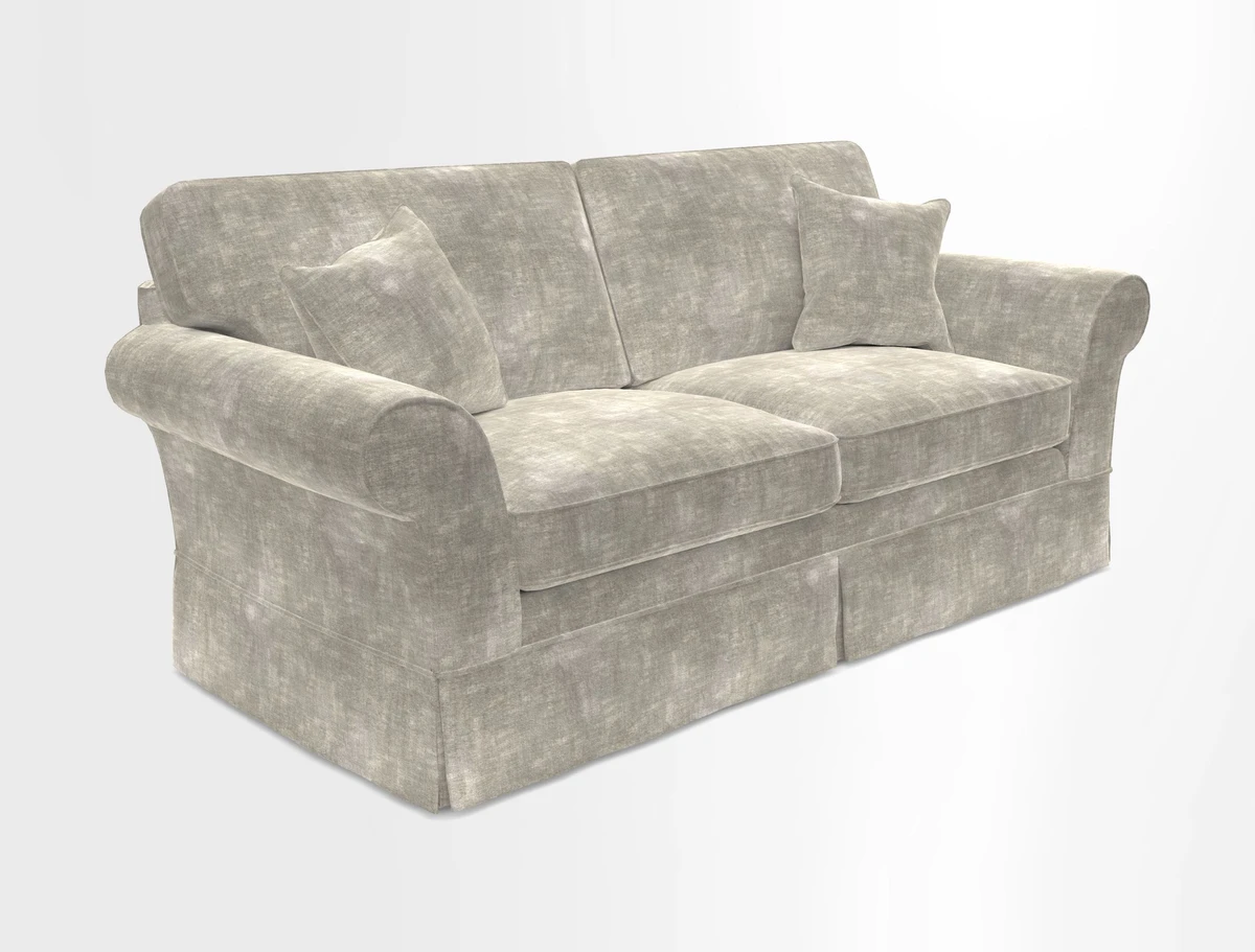 Lanhydrock 3 Seater Sofa in Floral Linens Lela Mystery Indigo