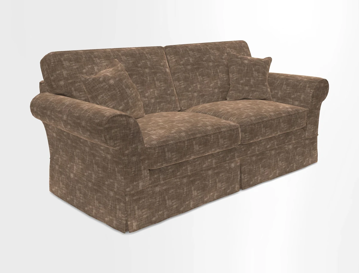 Lanhydrock 3 Seater Sofa in Floral Linens Lela Mystery Indigo