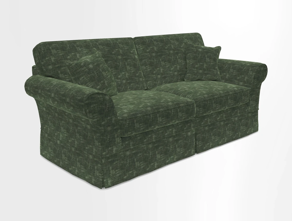 Lanhydrock 3 Seater Sofa in Floral Linens Lela Mystery Indigo