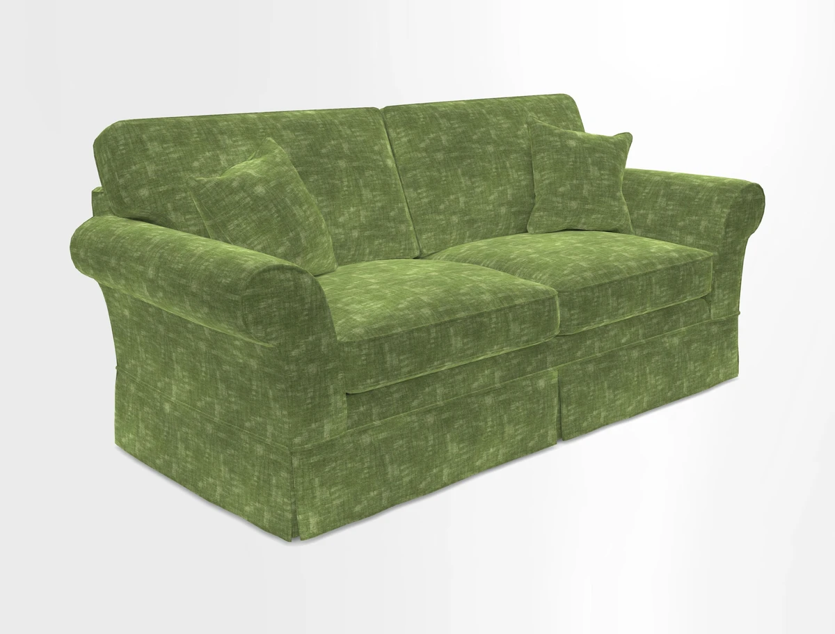 Lanhydrock 3 Seater Sofa in Floral Linens Lela Mystery Indigo