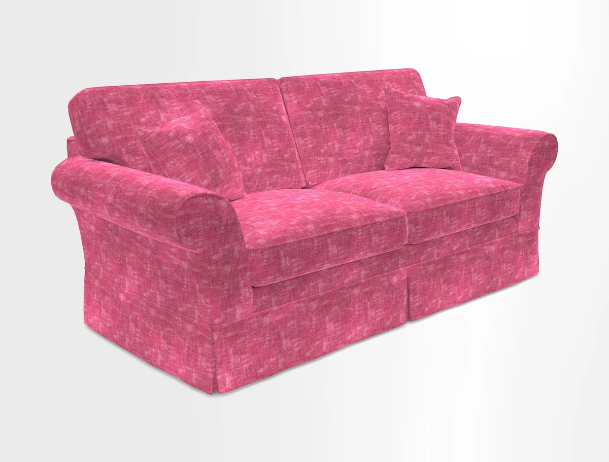 Lanhydrock 3 Seater Sofa in Floral Linens Lela Mystery Indigo