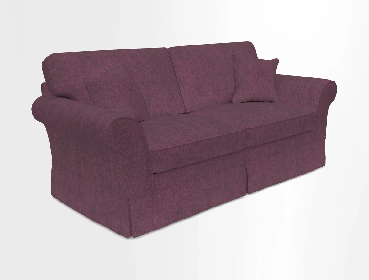 Lanhydrock 3 Seater Sofa in Floral Linens Lela Mystery Indigo