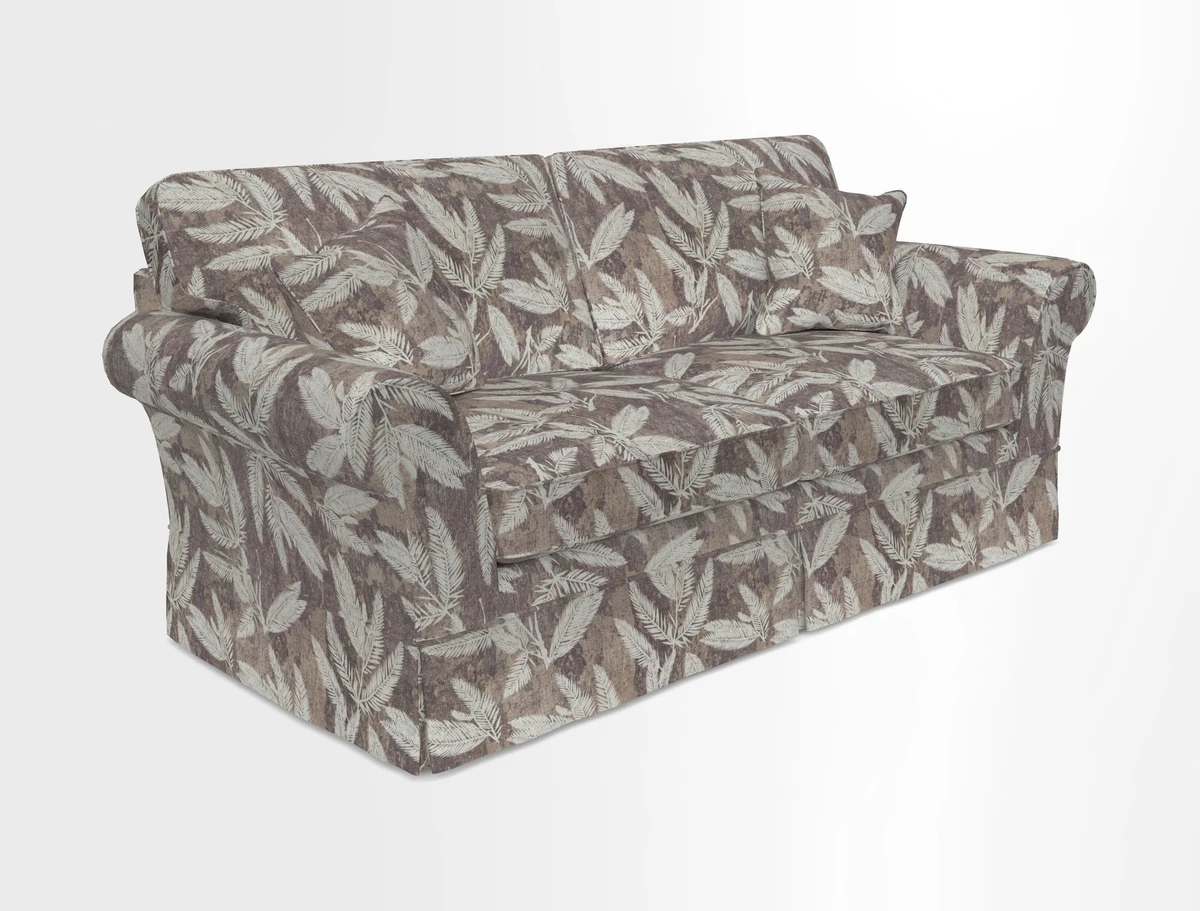 Lanhydrock 3 Seater Sofa in Floral Linens Lela Mystery Indigo