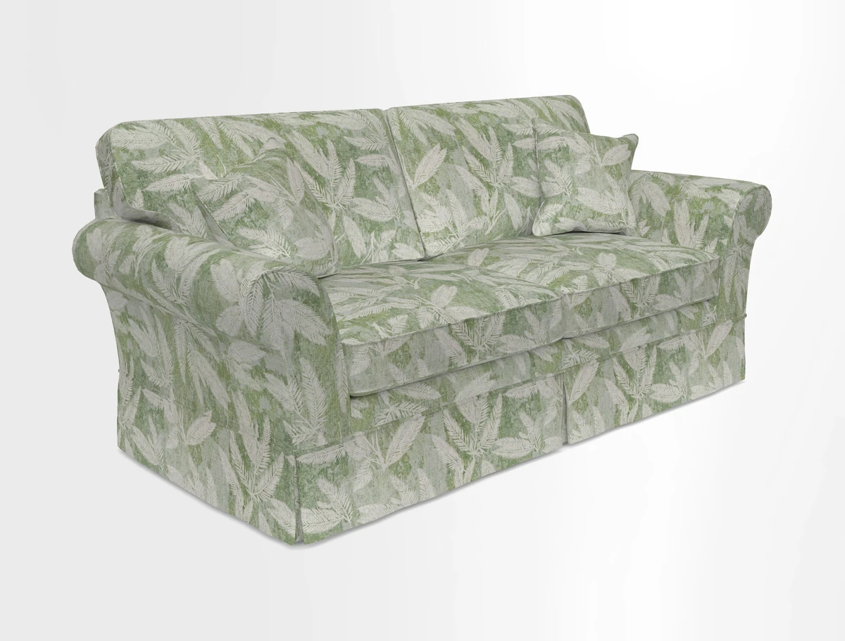 Lanhydrock 3 Seater Sofa in Floral Linens Lela Mystery Indigo