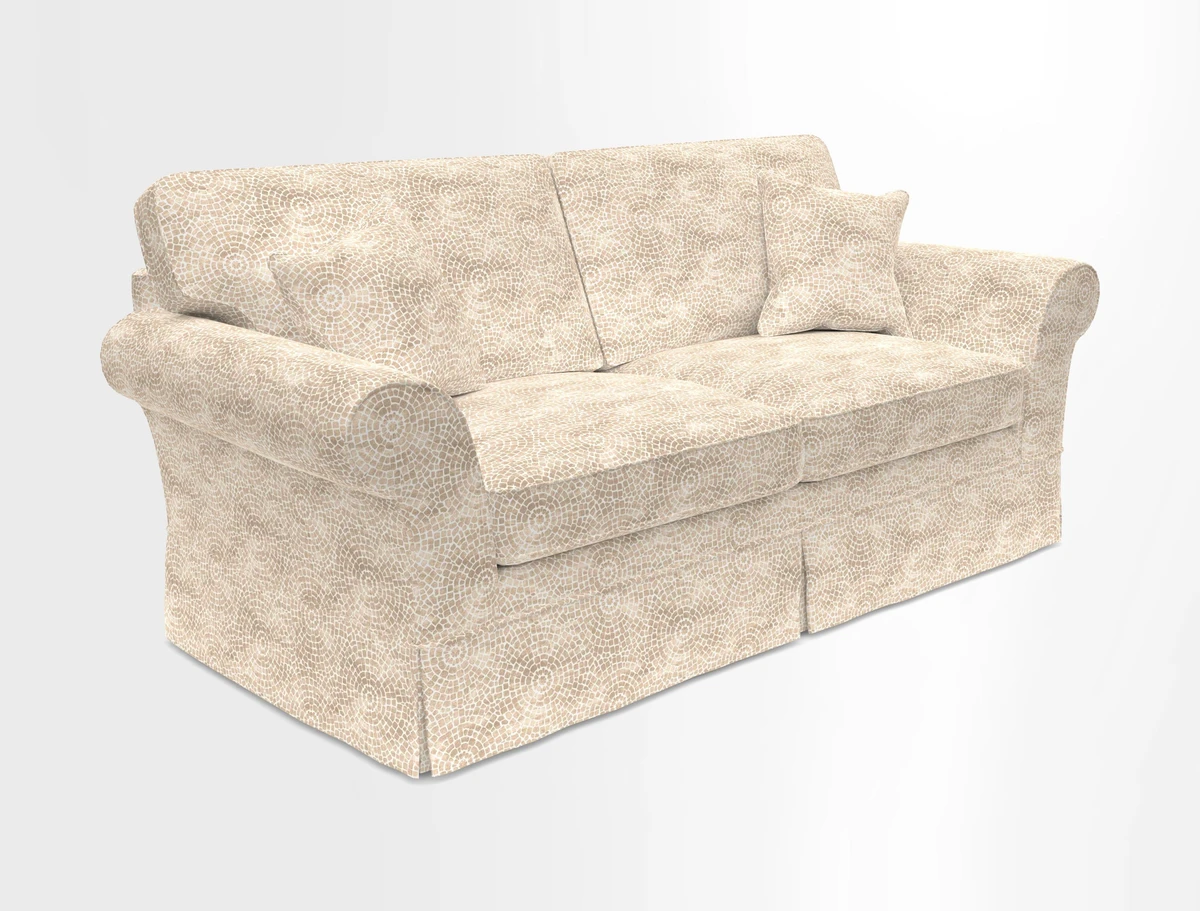 Lanhydrock 3 Seater Sofa in Floral Linens Lela Mystery Indigo