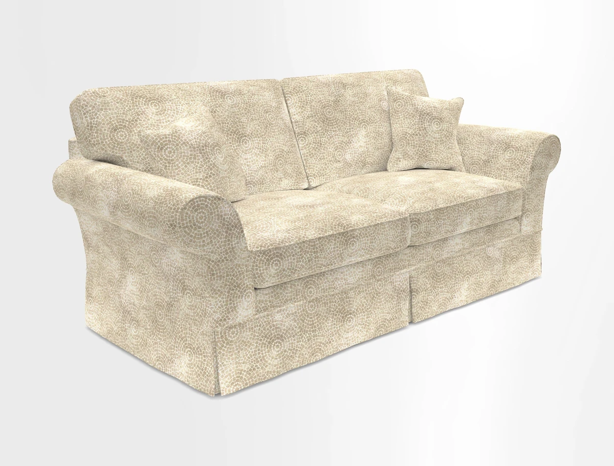 Lanhydrock 3 Seater Sofa in Floral Linens Lela Mystery Indigo