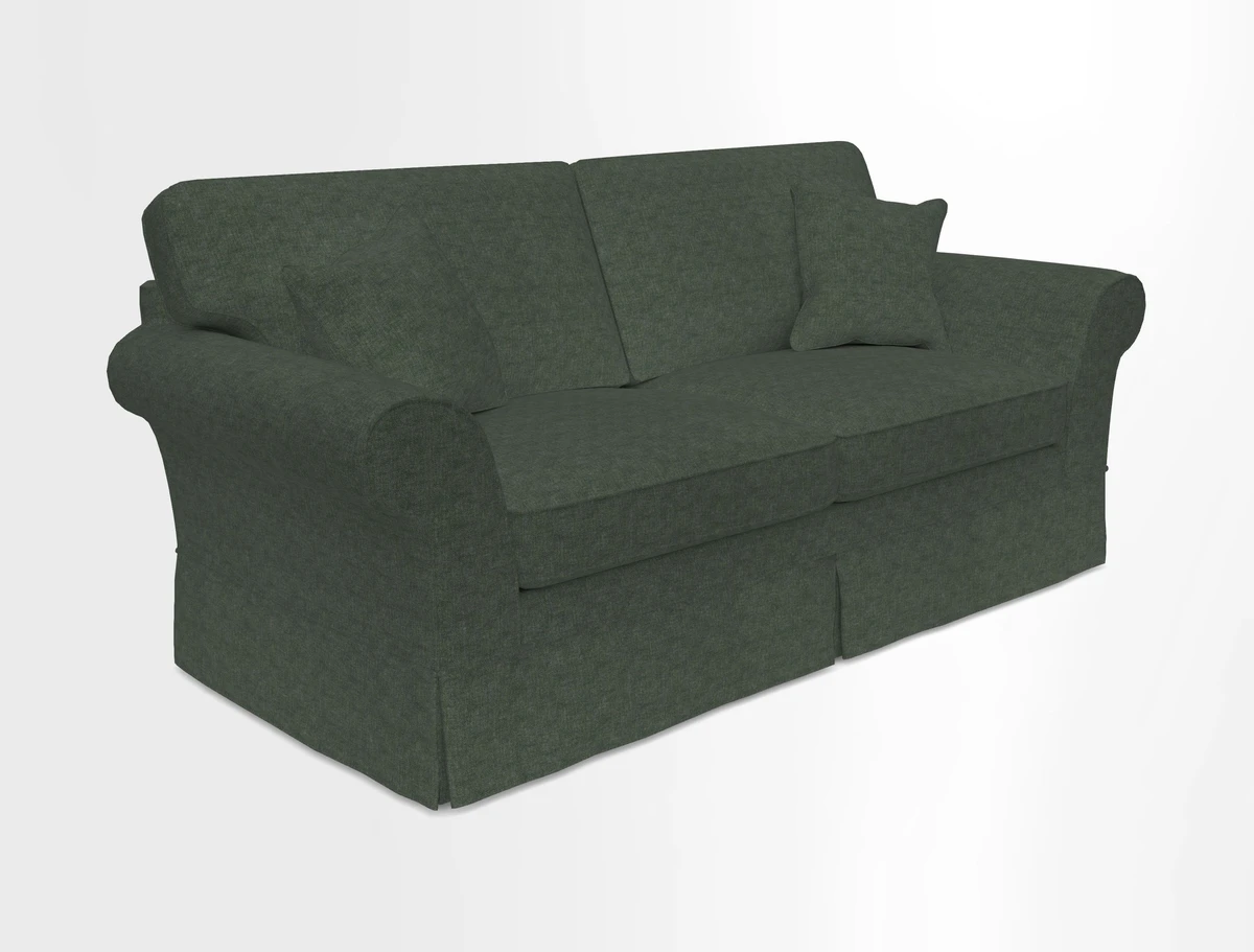 Lanhydrock 3 Seater Sofa in Floral Linens Lela Mystery Indigo