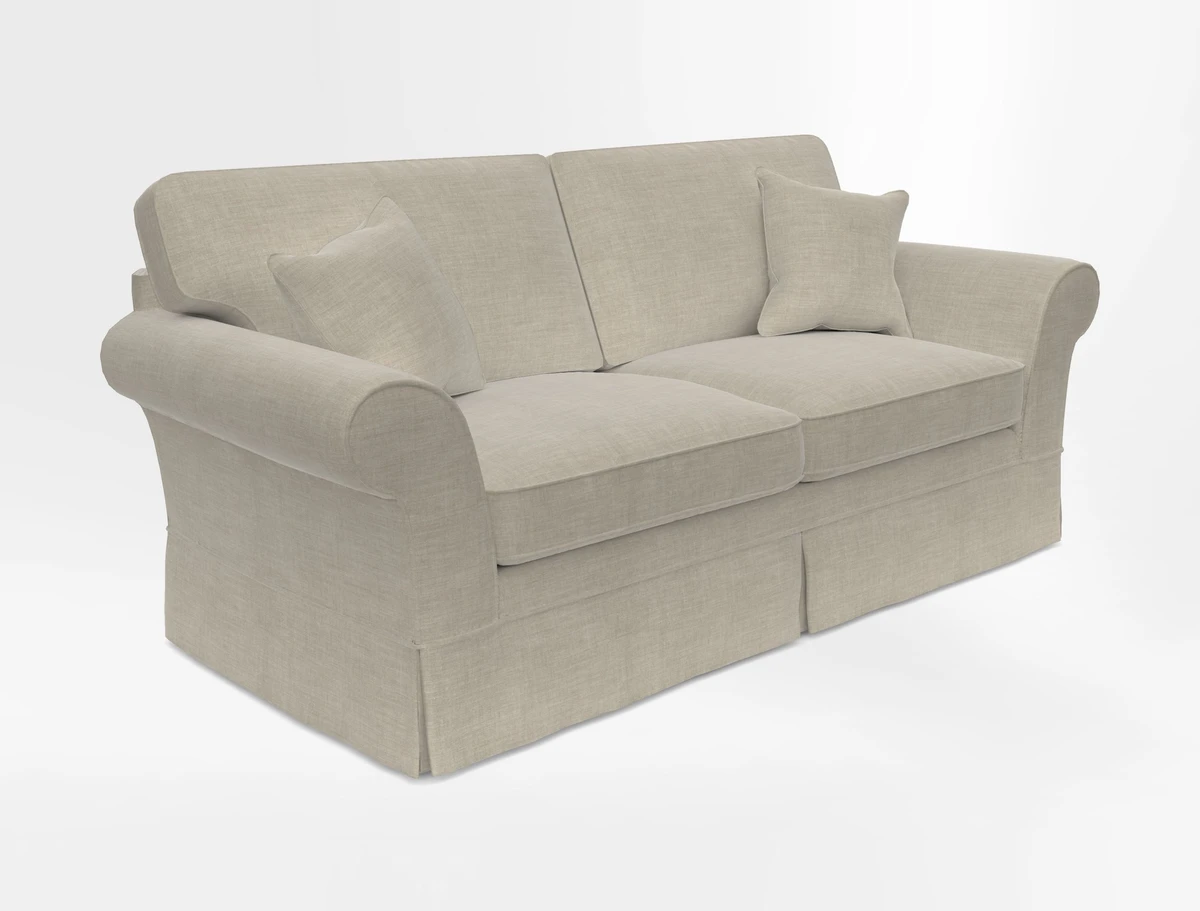 Lanhydrock 3 Seater Sofa in Floral Linens Lela Mystery Indigo