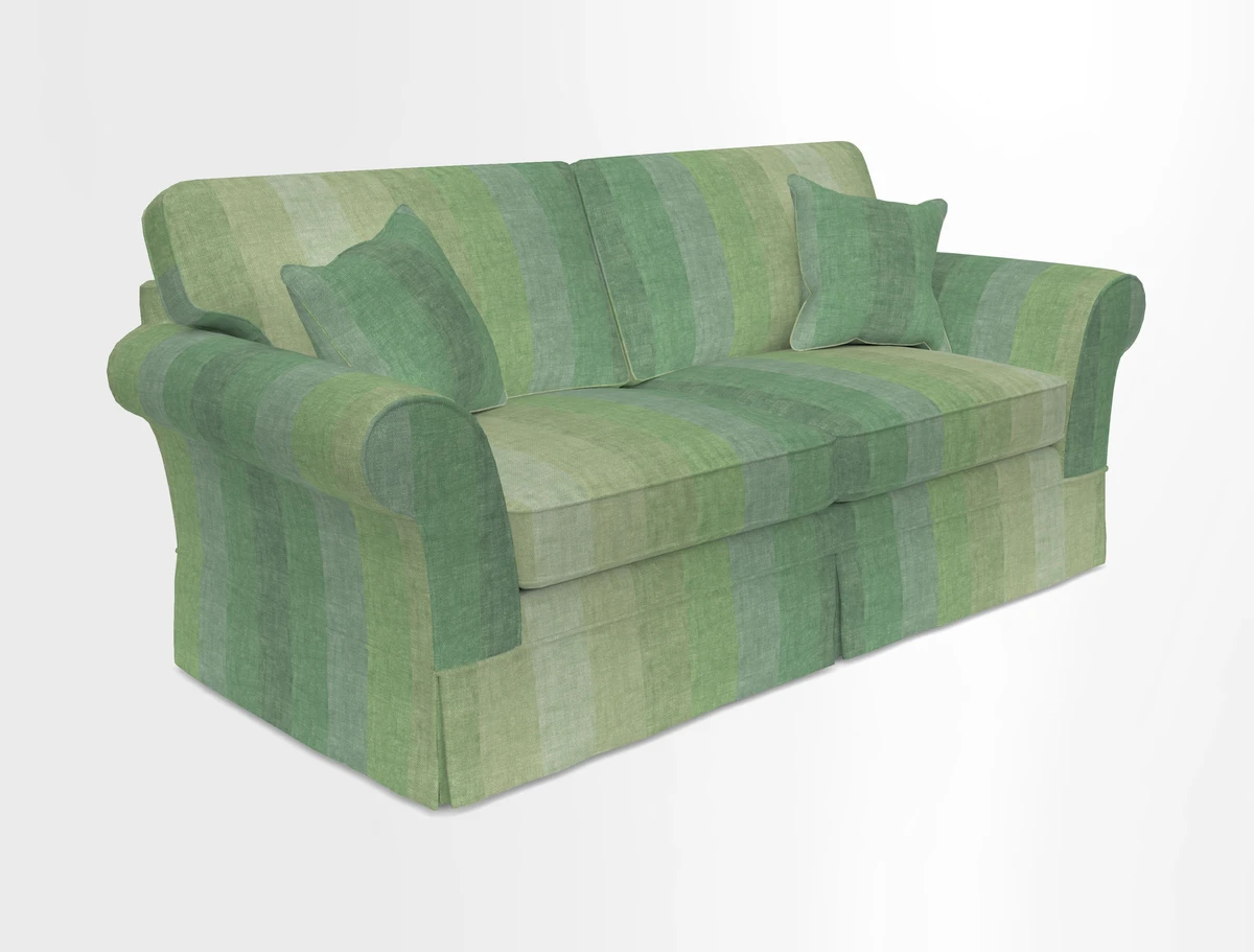 Lanhydrock 3 Seater Sofa in Floral Linens Lela Mystery Indigo