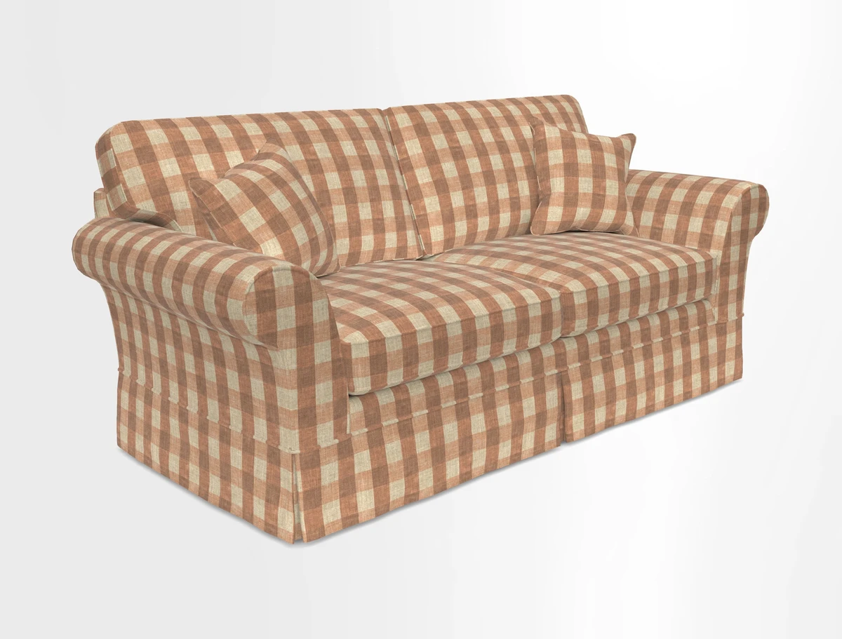 Lanhydrock 3 Seater Sofa in Floral Linens Lela Mystery Indigo