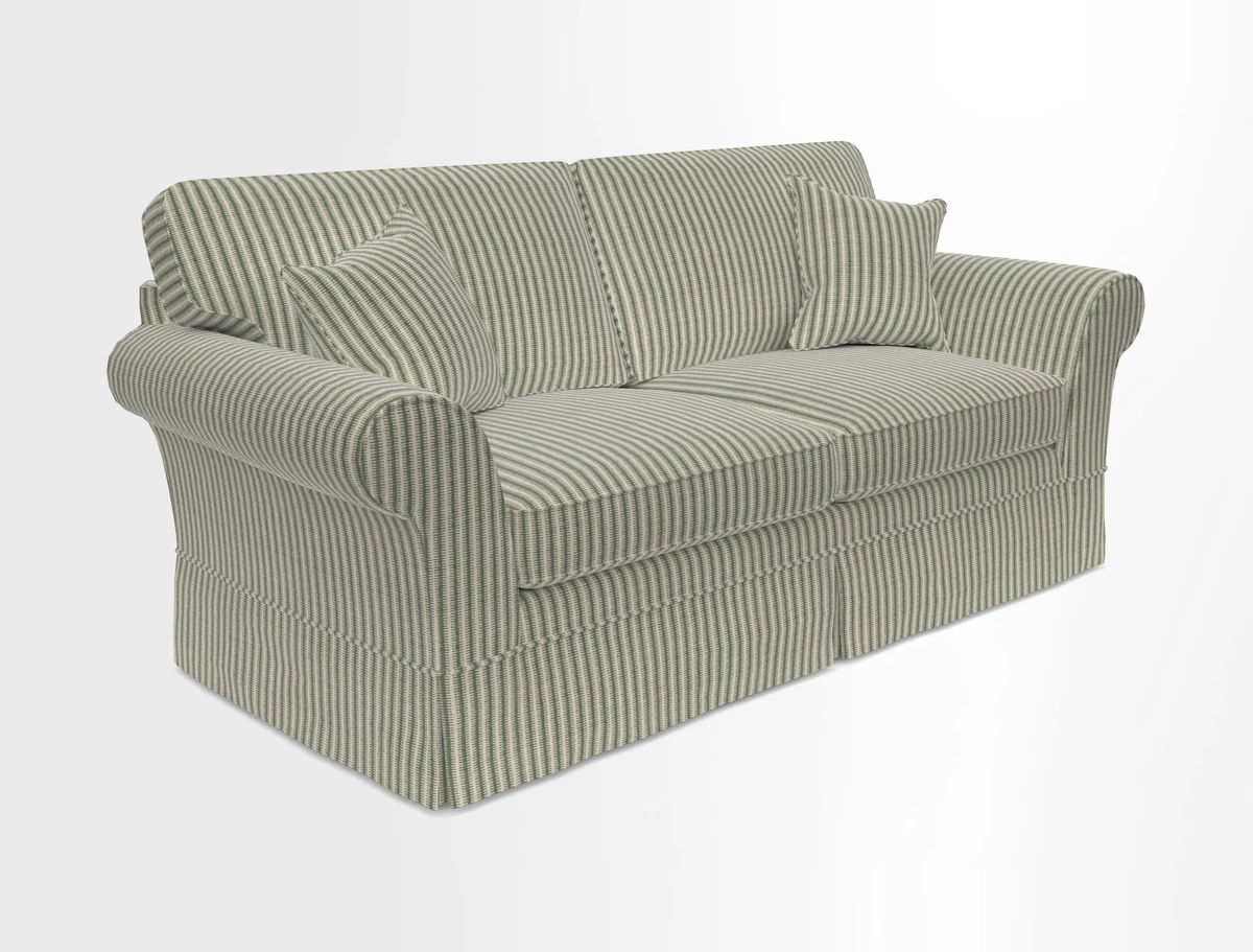 Lanhydrock 3 Seater Sofa in Floral Linens Lela Mystery Indigo
