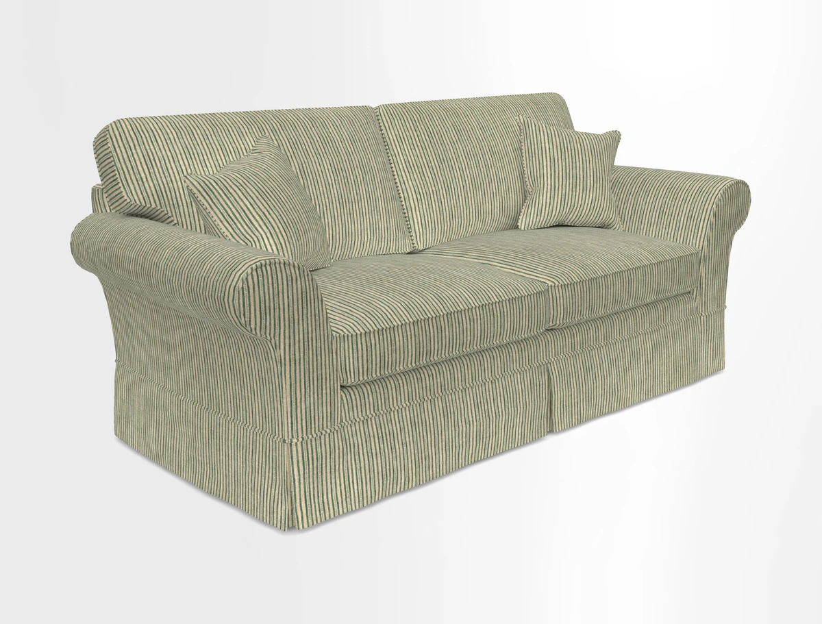 Lanhydrock 3 Seater Sofa in Floral Linens Lela Mystery Indigo