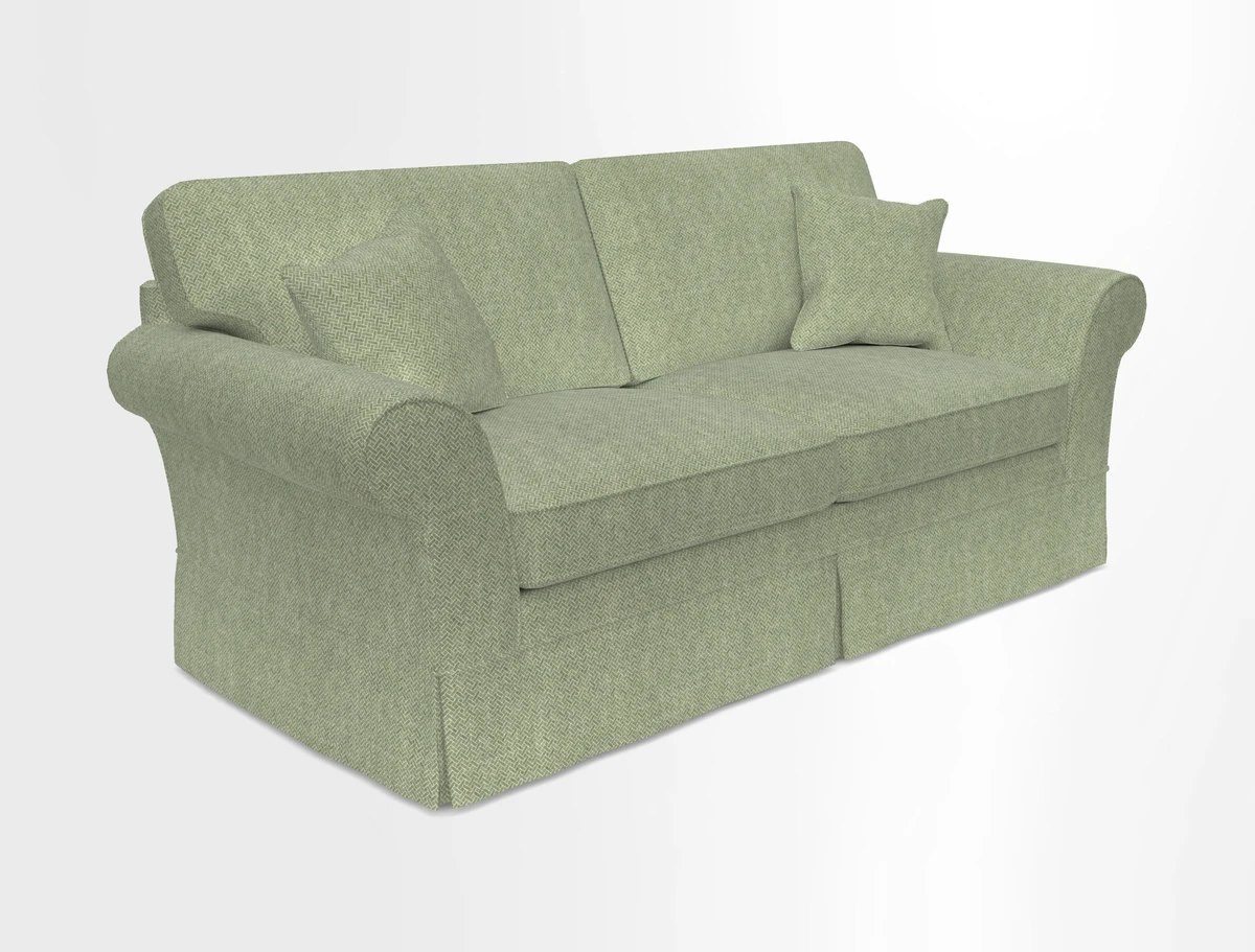Lanhydrock 3 Seater Sofa in Floral Linens Lela Mystery Indigo