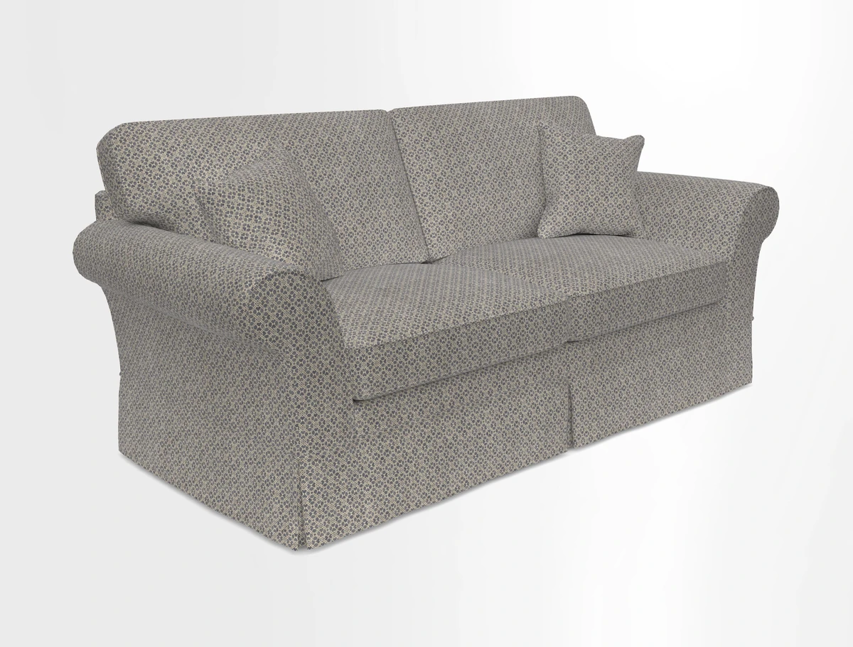 Lanhydrock 3 Seater Sofa in Floral Linens Lela Mystery Indigo
